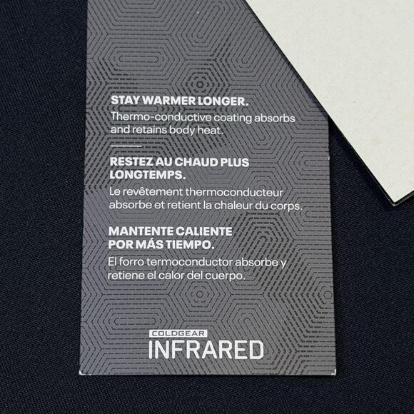 Under Armour ColdGear Infrared Shirt Mens 2XL Black Fitted UA Storm Golf - Picture 5 of 13